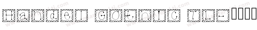 Handel Gothic TL字体转换